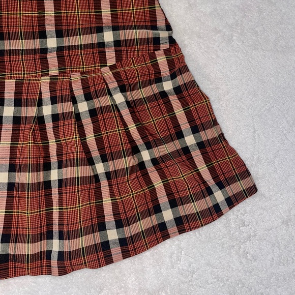 Vintage Pleated Mini Skirt Plaid - Picture 2 of 4
